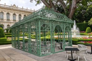 back porch iron greenhouse
