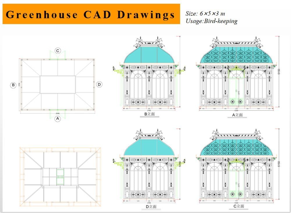 cad drawing of gazebo