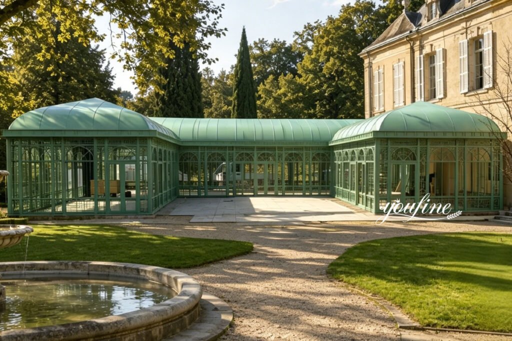 greenhouse with porch