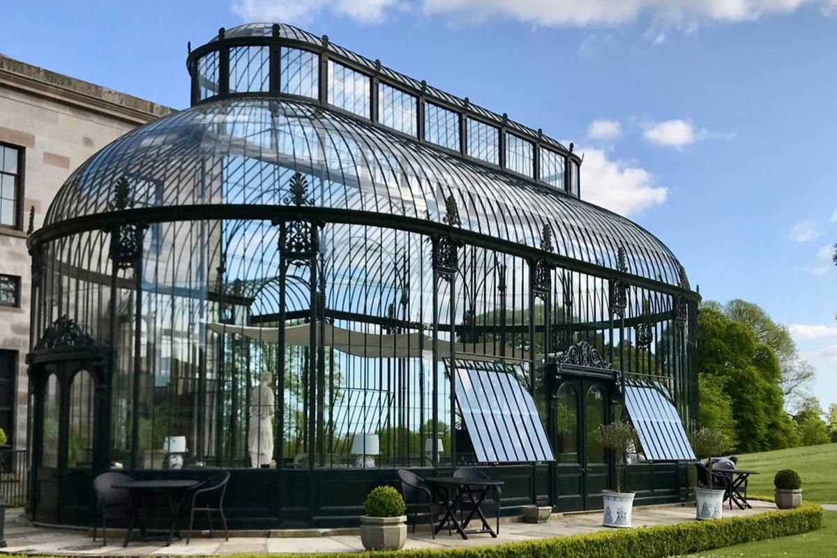 Balyfin Demesne iron wedding conservatory