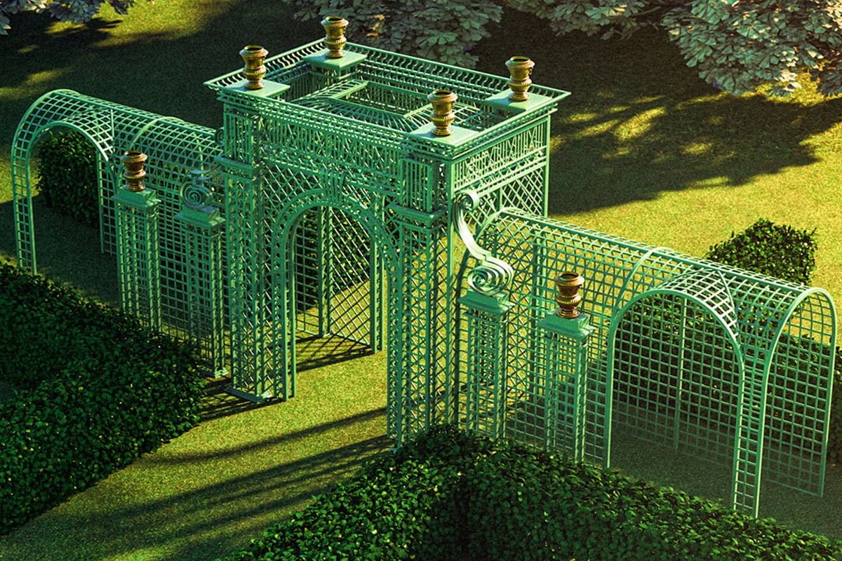Replica of the Walkways at the Versailles 'Bosquet de l'Encelade'