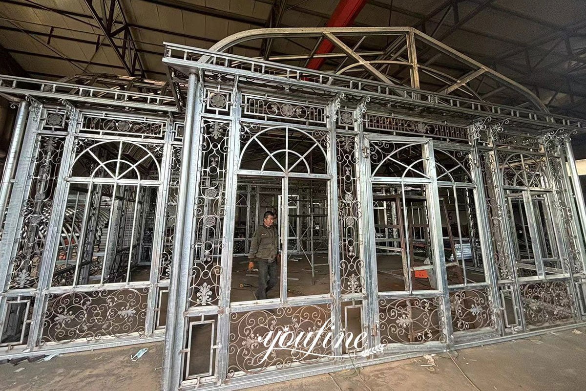 garden orangery pre-installation