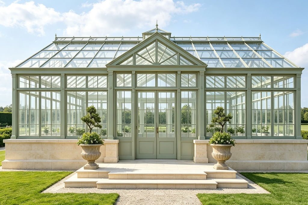 georgian house iron conservatory