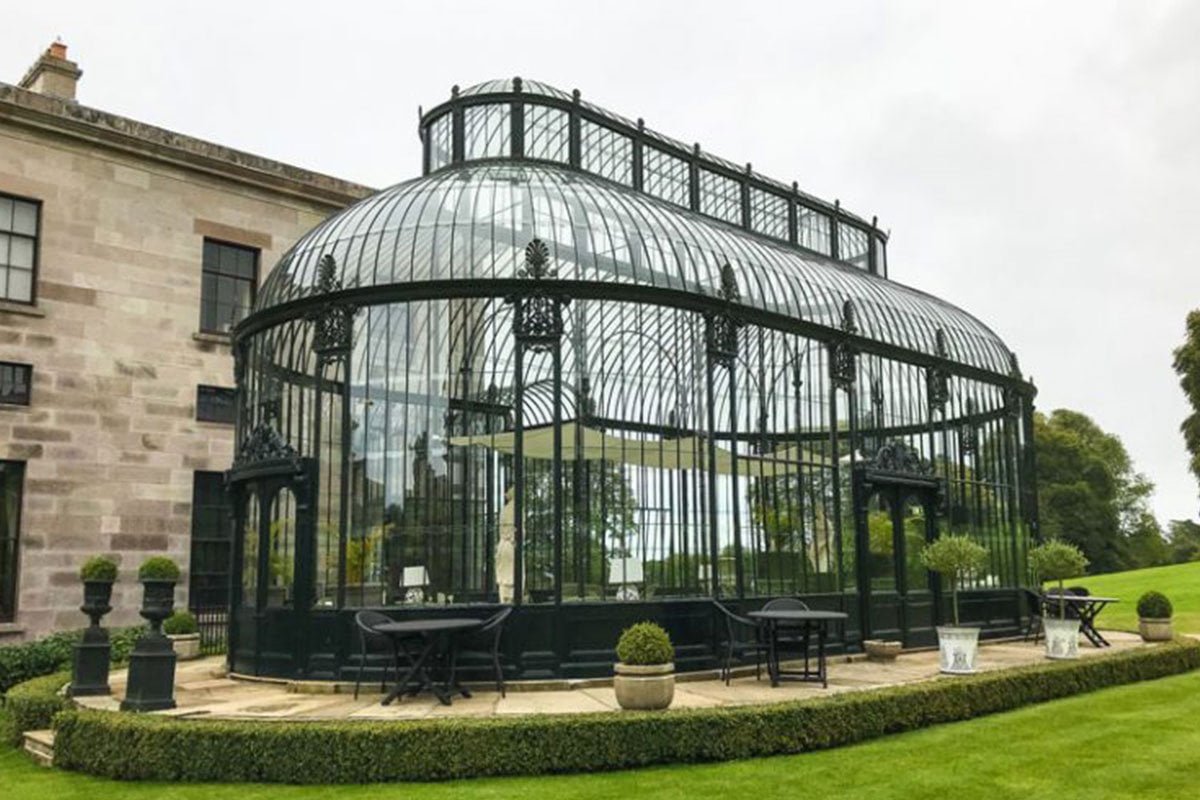 iron conservatory garden room extension
