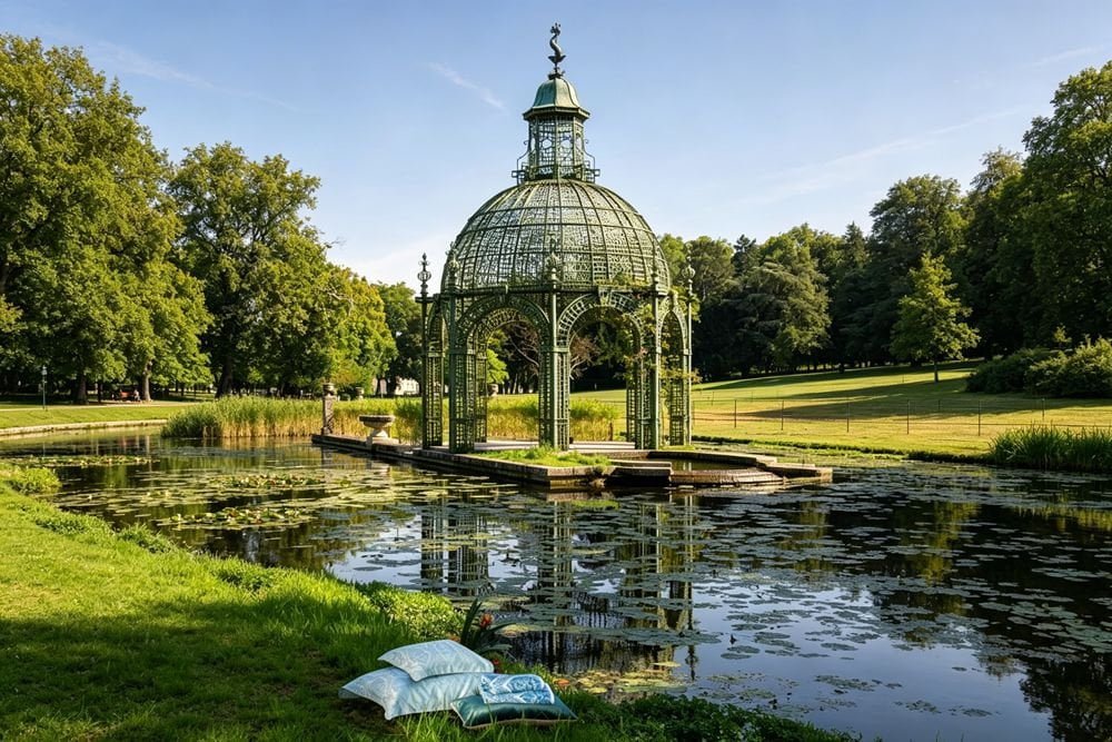 victorian style metal gazebo