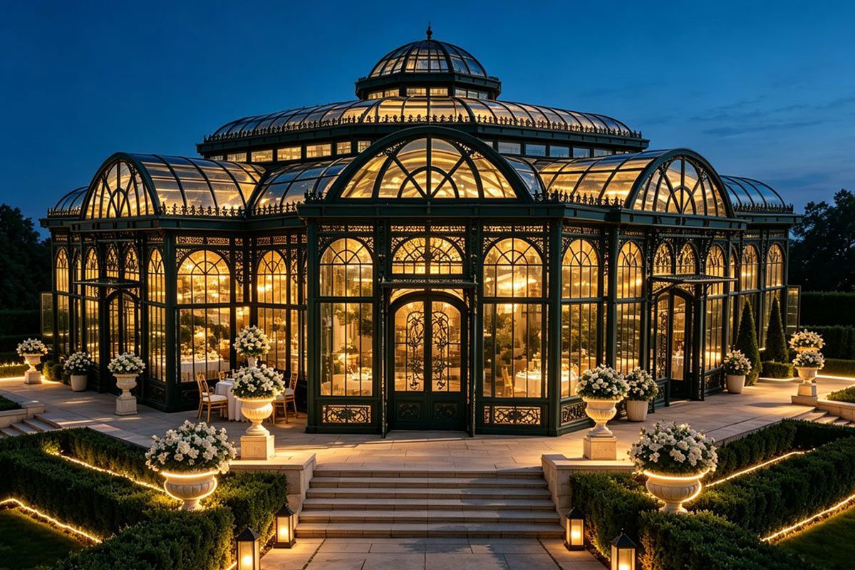 commercial iron conservatory