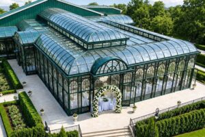 contemporary lean to conservatory