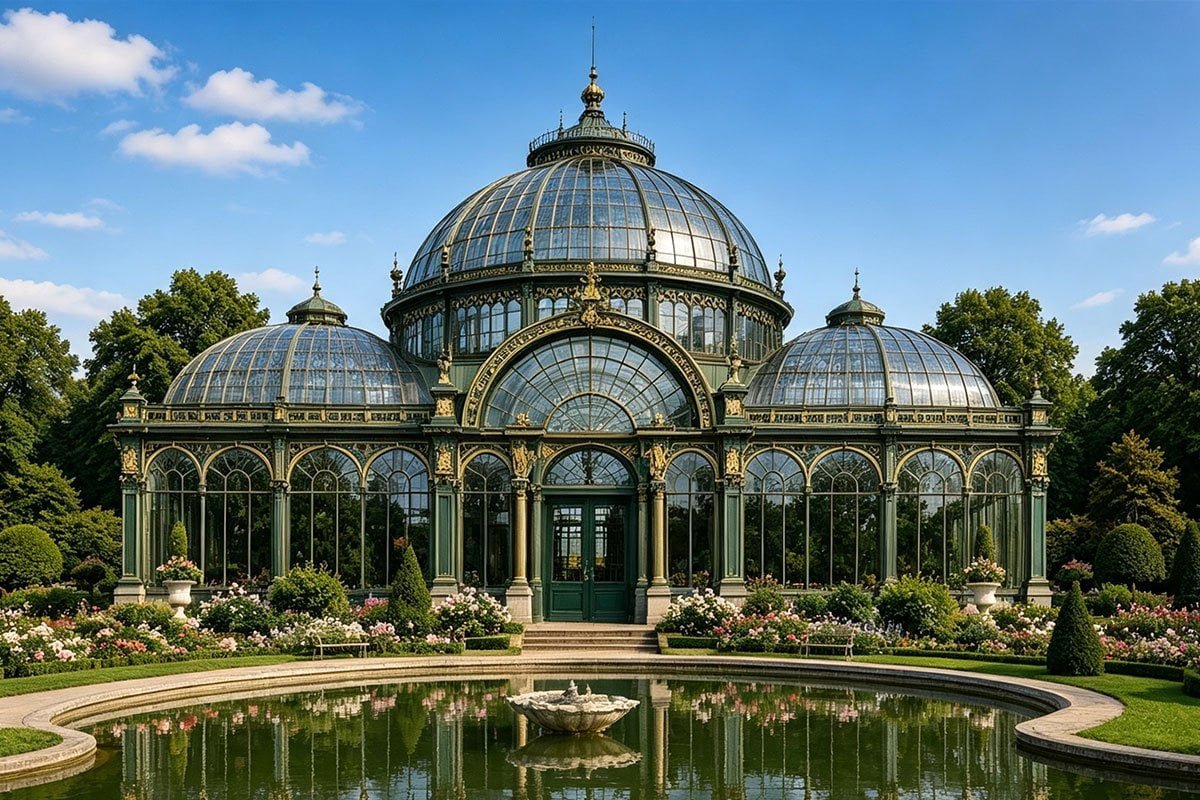 garden room iron conservatory