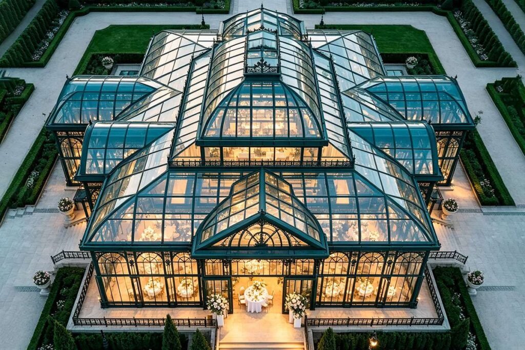 glass greenhouse