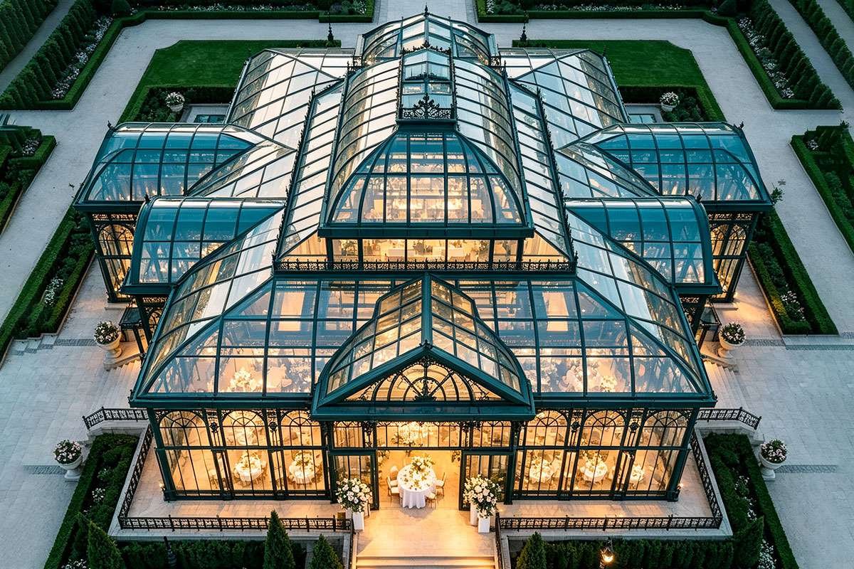 glass greenhouse