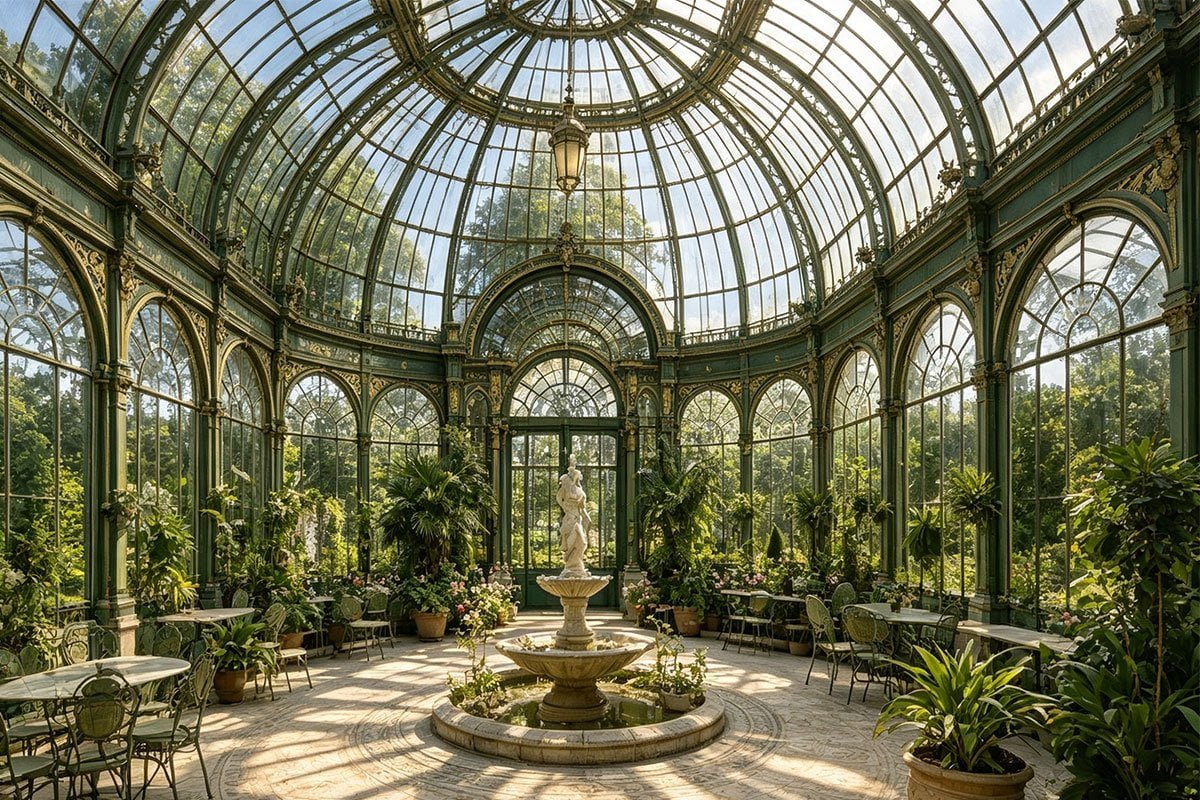 interior of garden room conservatory