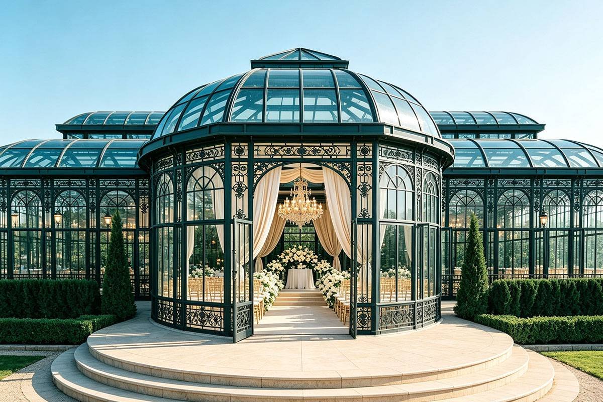 iron Edwardian conservatory