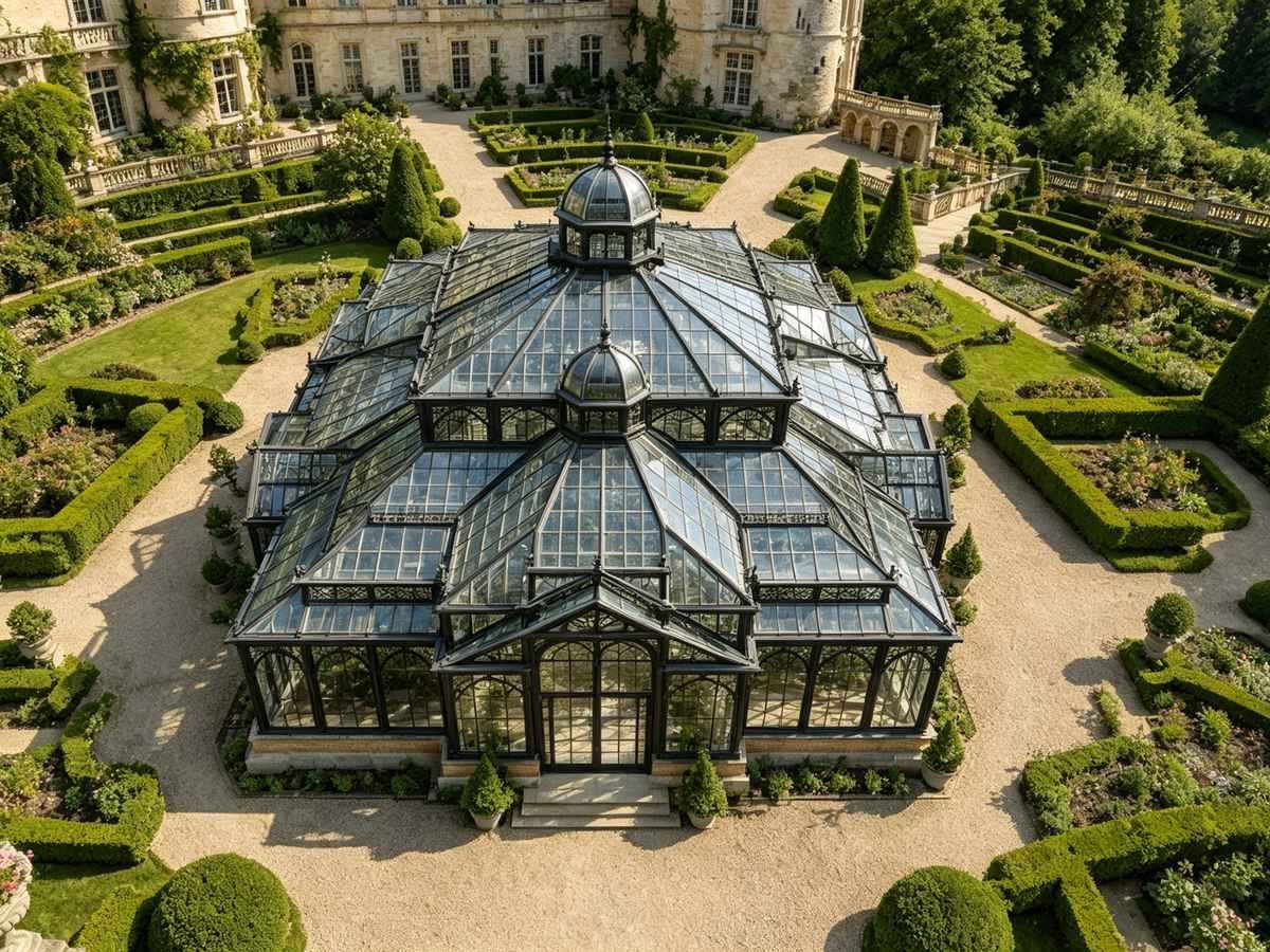 iron glass conservatory
