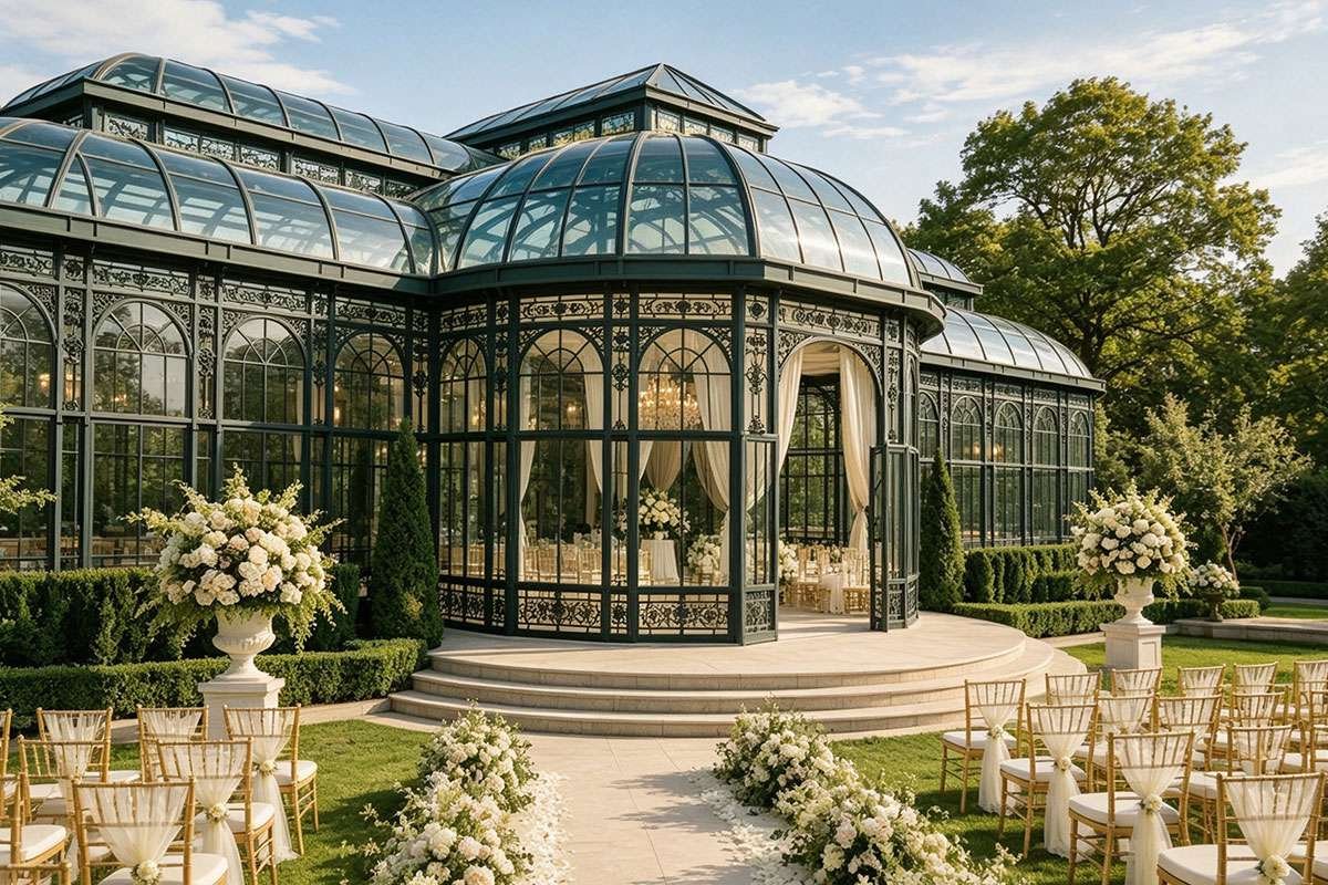 large Edwardian style conservatory