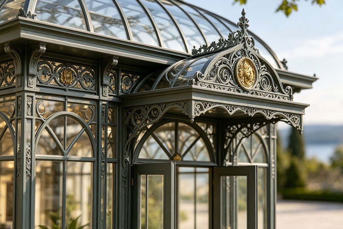 Victorian lean to conservatory DETAIL