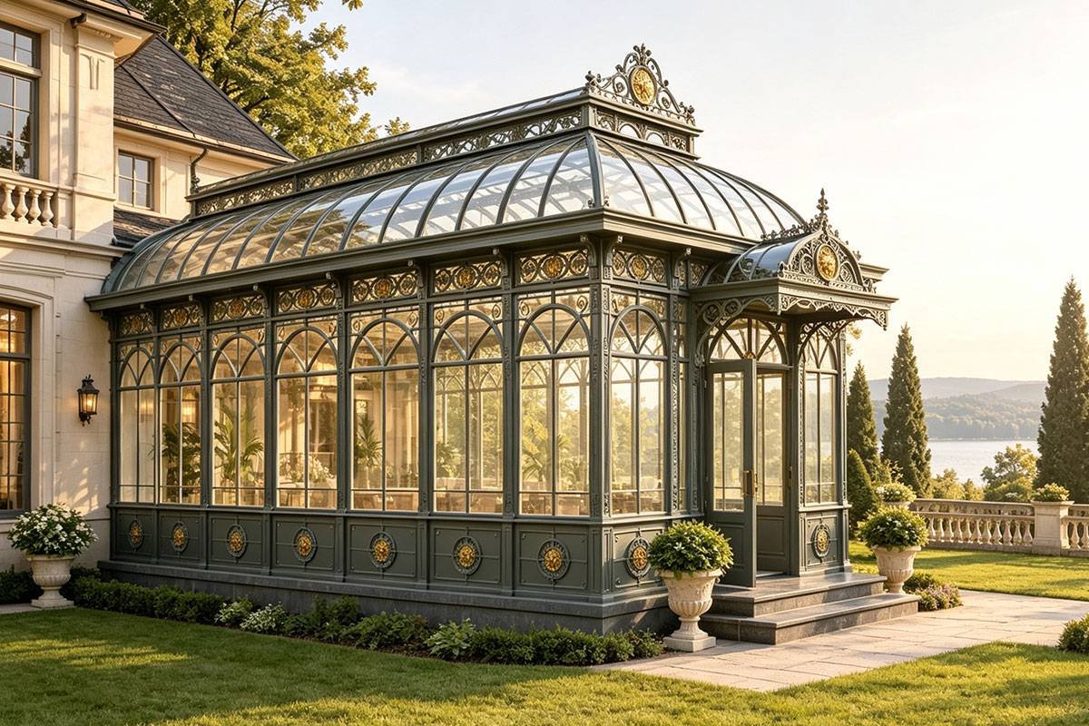 Victorian lean to conservatory