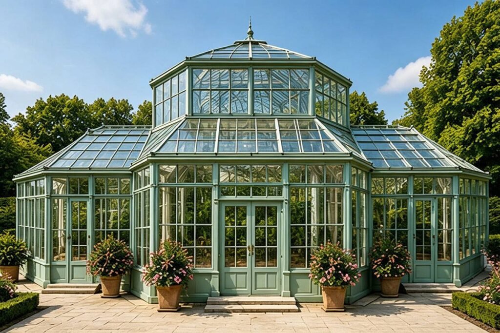 Wrought Iron Backyard Sunroom