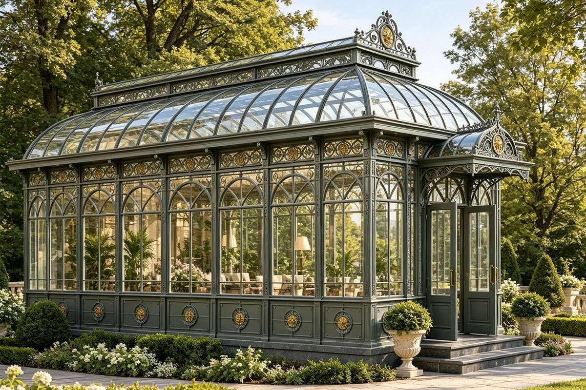 custom Victorian lean to conservatory