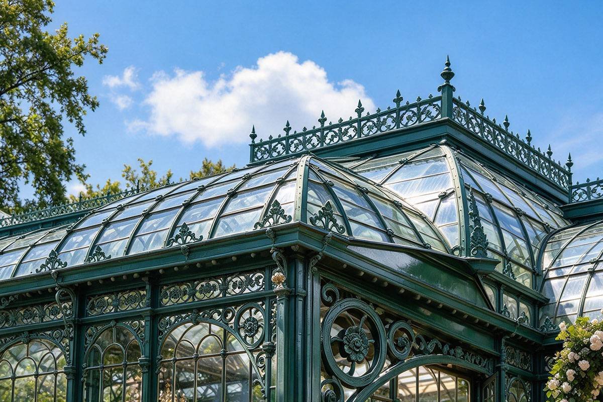 enclosed porch greenhouse detail