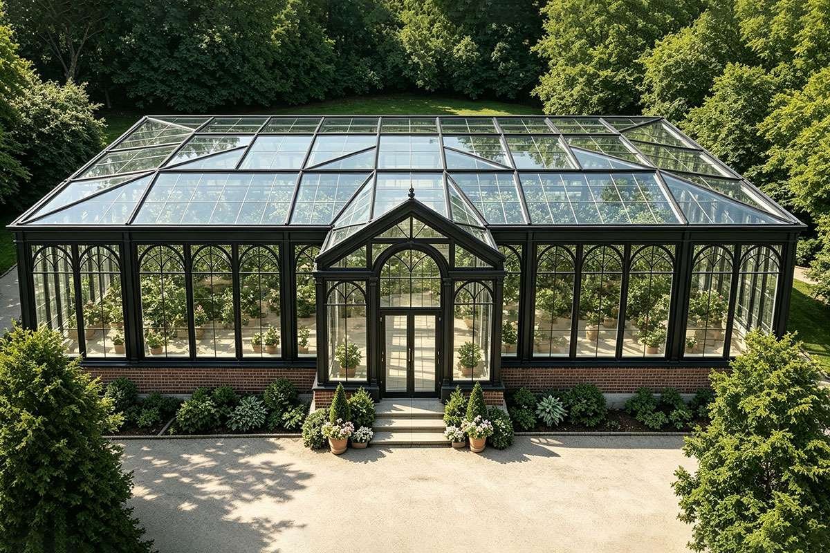 modern glass sunroom