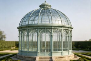 modern round gazebo