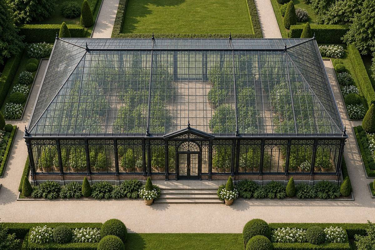 overview of orangery house