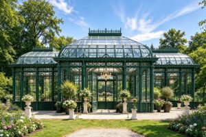 T shaped greenhouse