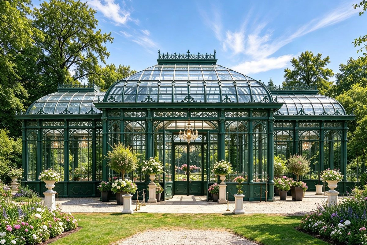 T shaped greenhouse