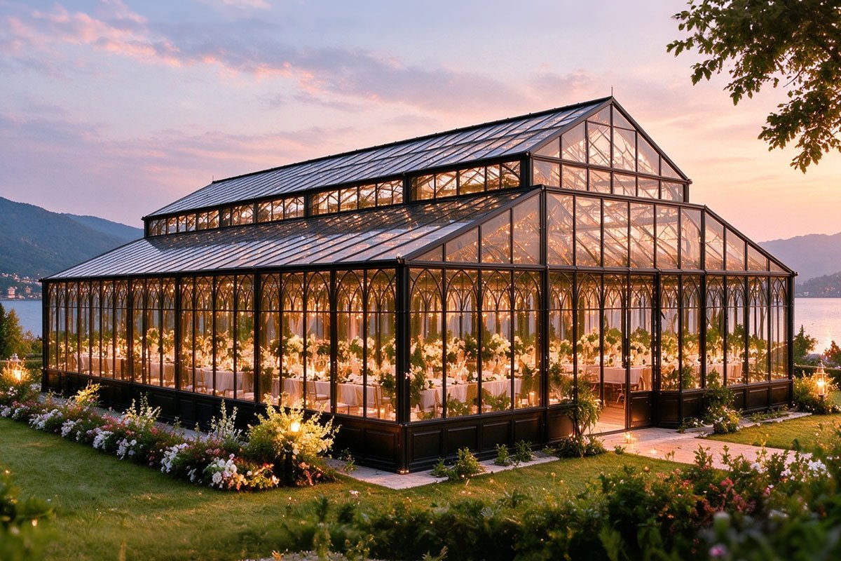 back of luxury sunroom