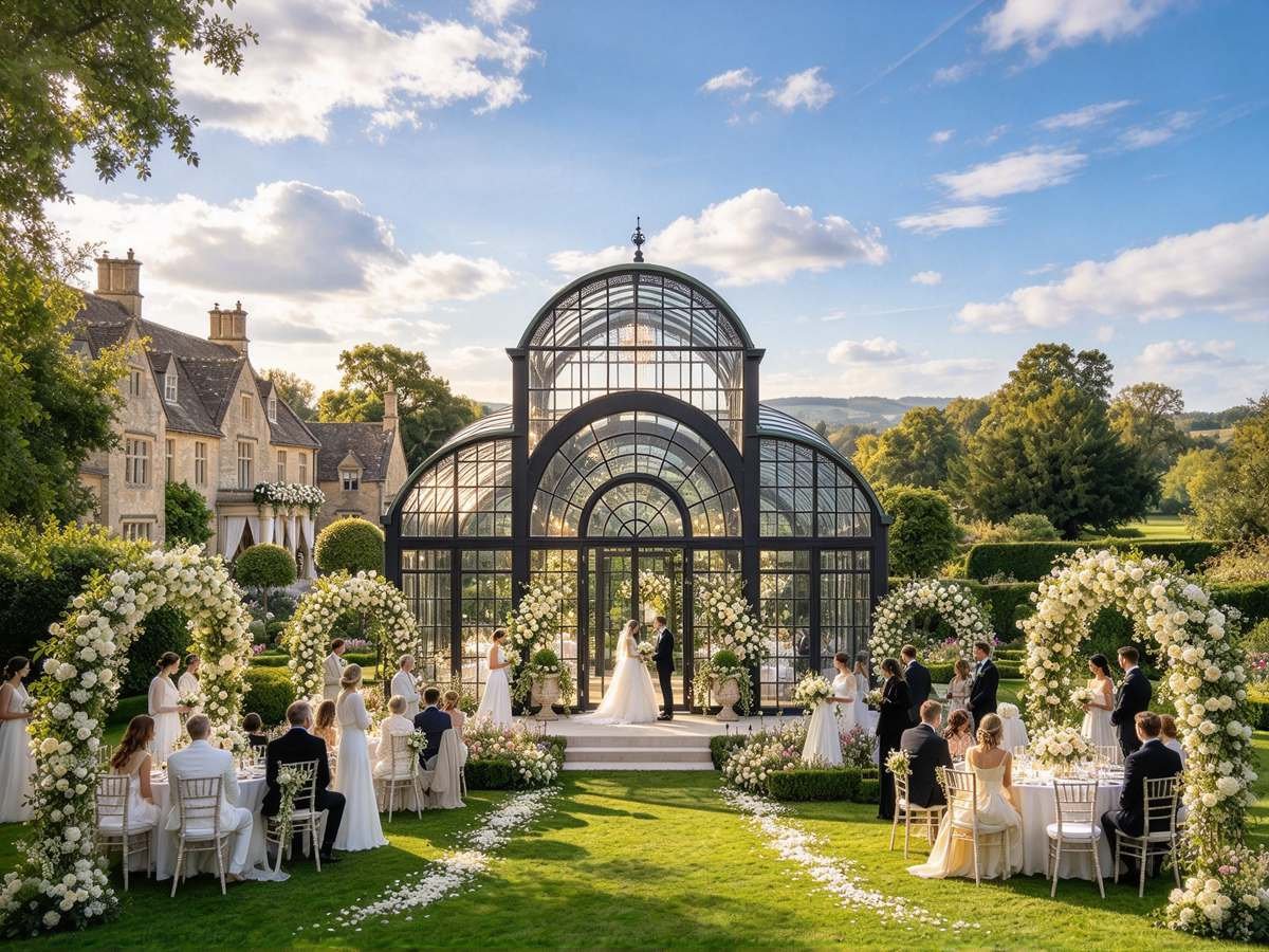 garden sunroom for wedding