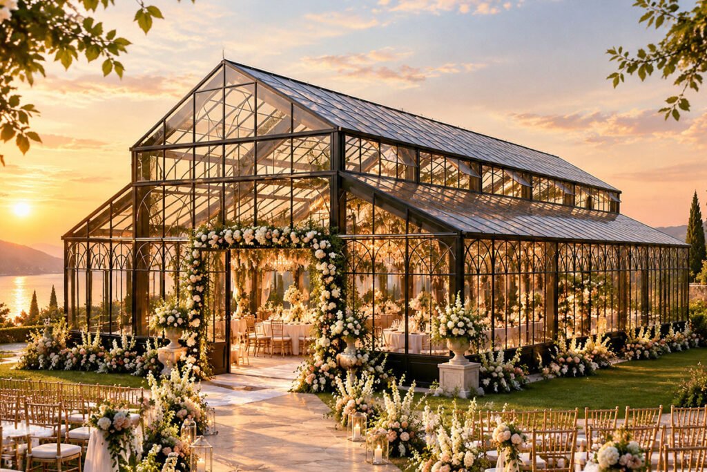 luxury sunroom for wedding