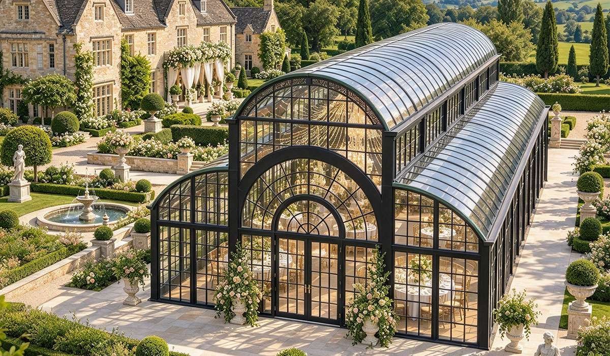 outdoor glass sunroom