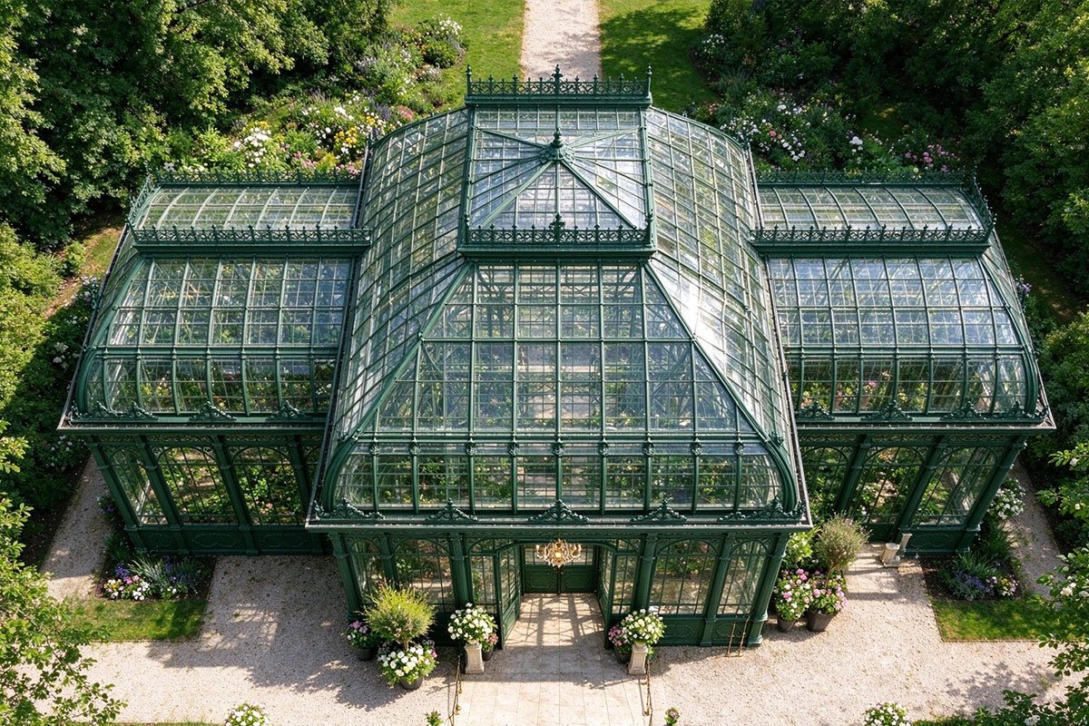 T shaped greenhouse
